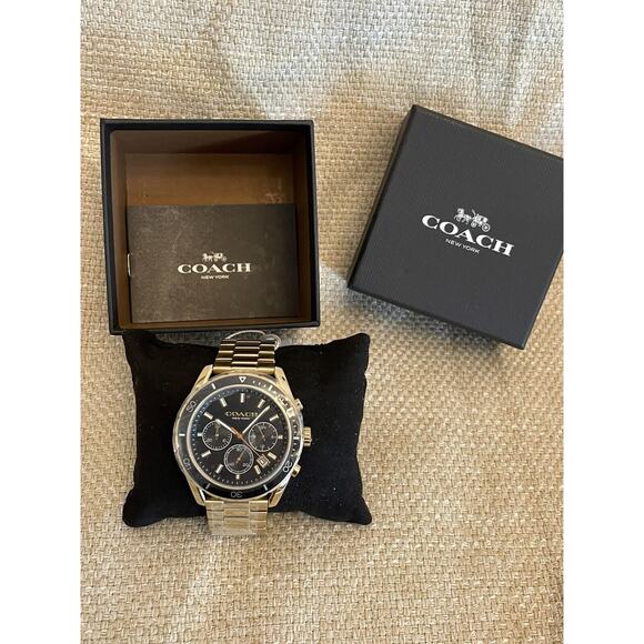 Coach Mens Analog Business Preston Multi-Function 14602517 - Picture 1 of 4